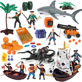 LOVE LIFE pirate playset ship promotes imaginative pretend play on every voyage.