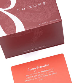 Love Lingual Red Zone playful positions add variety for comfortable experimentation.