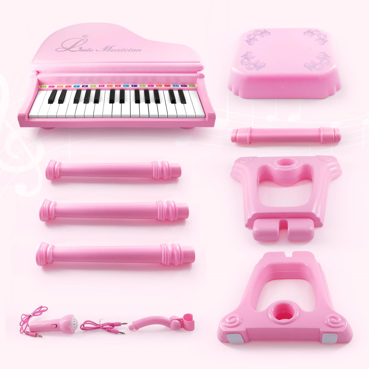Love&Mini karaoke mode with built-in mic boosts interactive play.