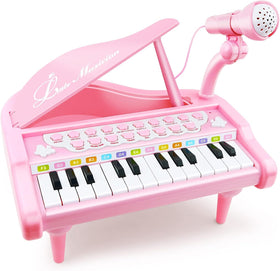 Love&Mini pink piano toy makes a thoughtful gift for birthdays and holidays.