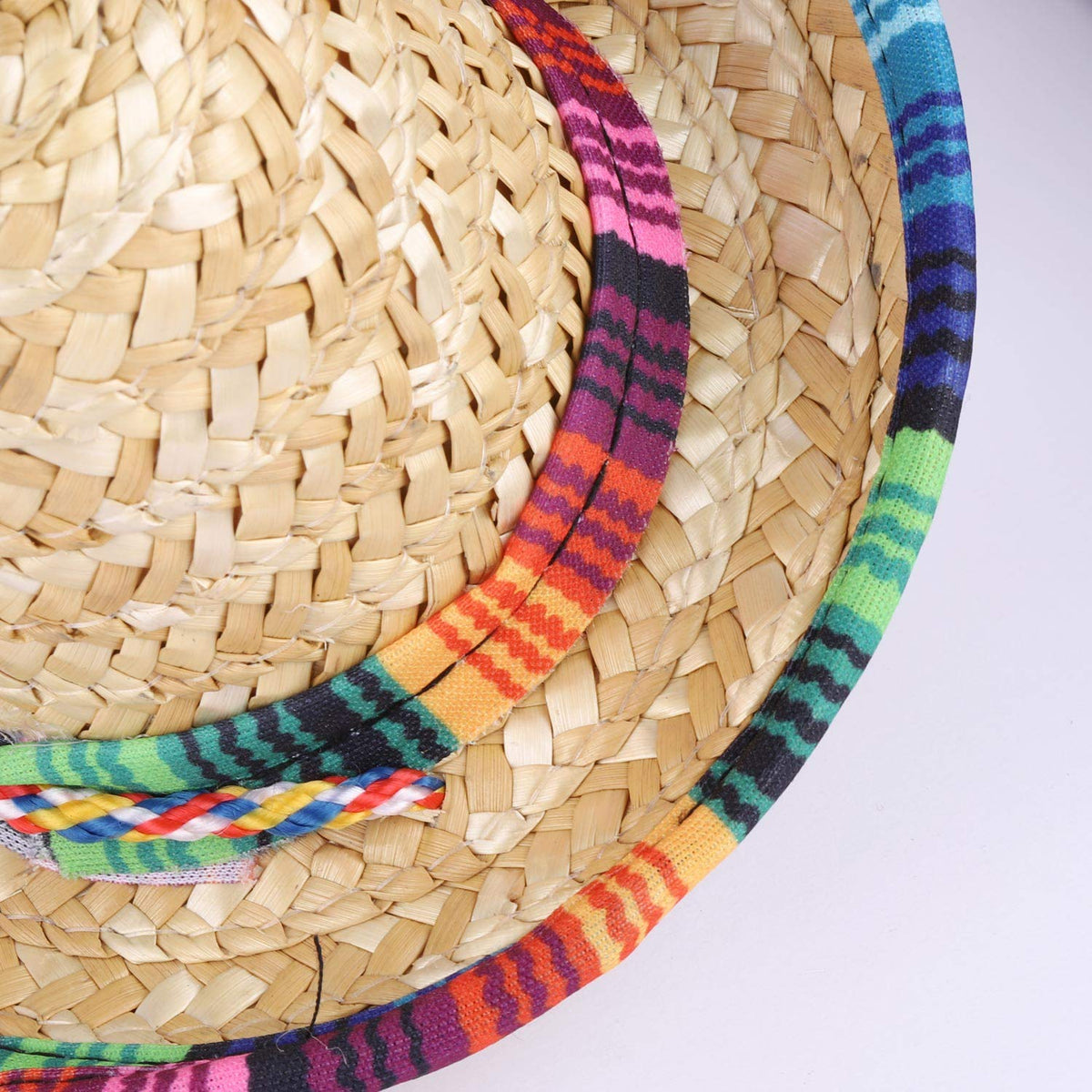 LoveBB mini straw hats 5.9-inch brown display with rustic vibe