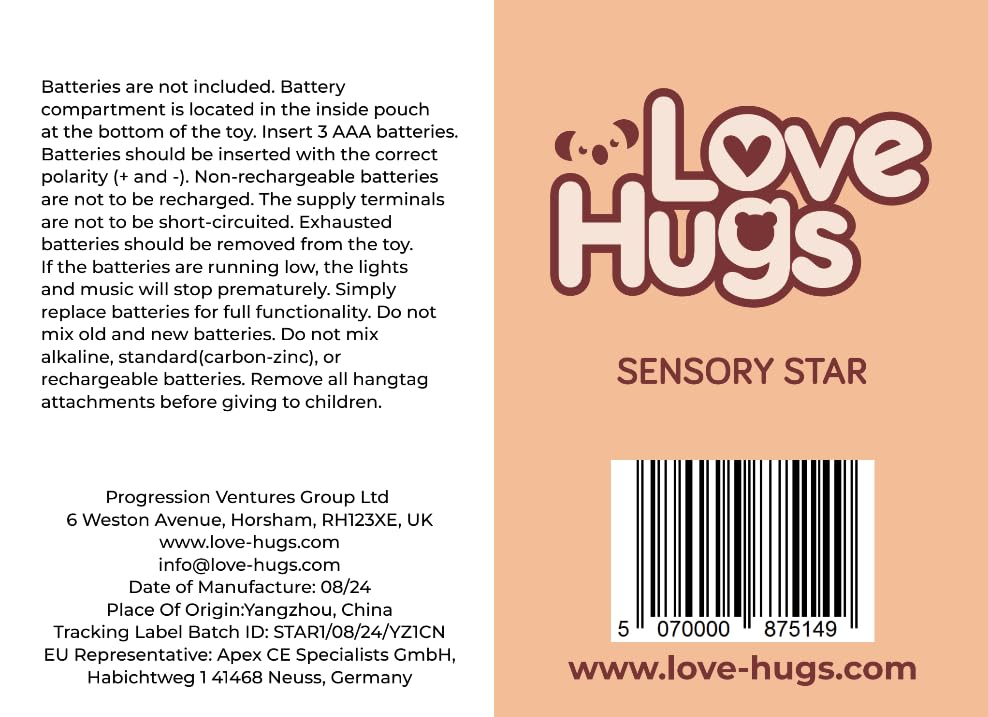 LoveHugs bedtime calming toy supports soothing routines.