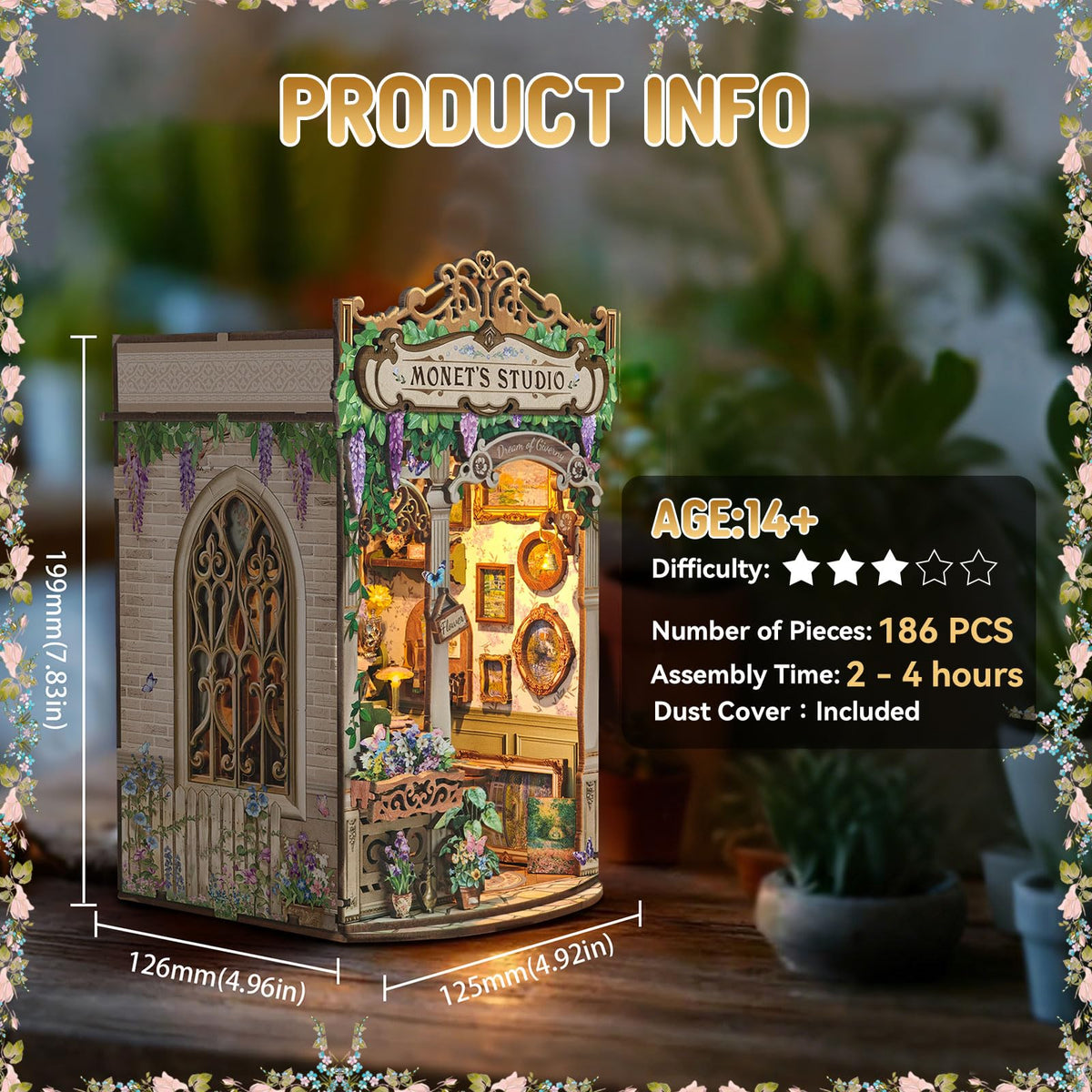 Lovelyhome 3D Wooden Puzzle Bookshelf Kit for family-friendly DIY assembly.