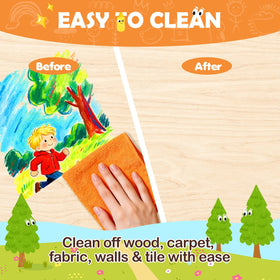LovelyJn durable eco-friendly crayon box keeps supplies organized on the go.