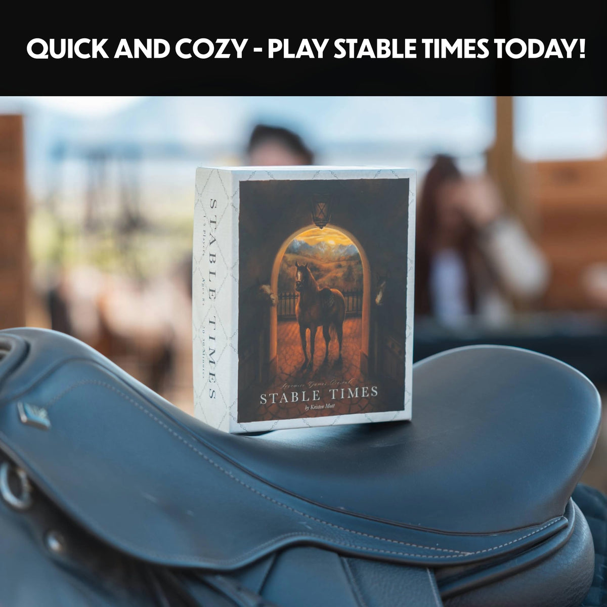 Lovemore Games Stable Times supports 1-5 players for quick 20-30 minute games.