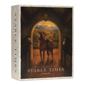 Lovemore Games Stable Times horse cards with vivid real-horse illustrations for family night.