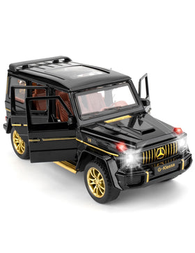 LOVEPOSELY 1:32 G63 AMG pull-back front view for display and play
