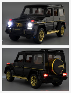 LOVEPOSELY 1:32 G63 AMG side profile highlight zinc alloy body