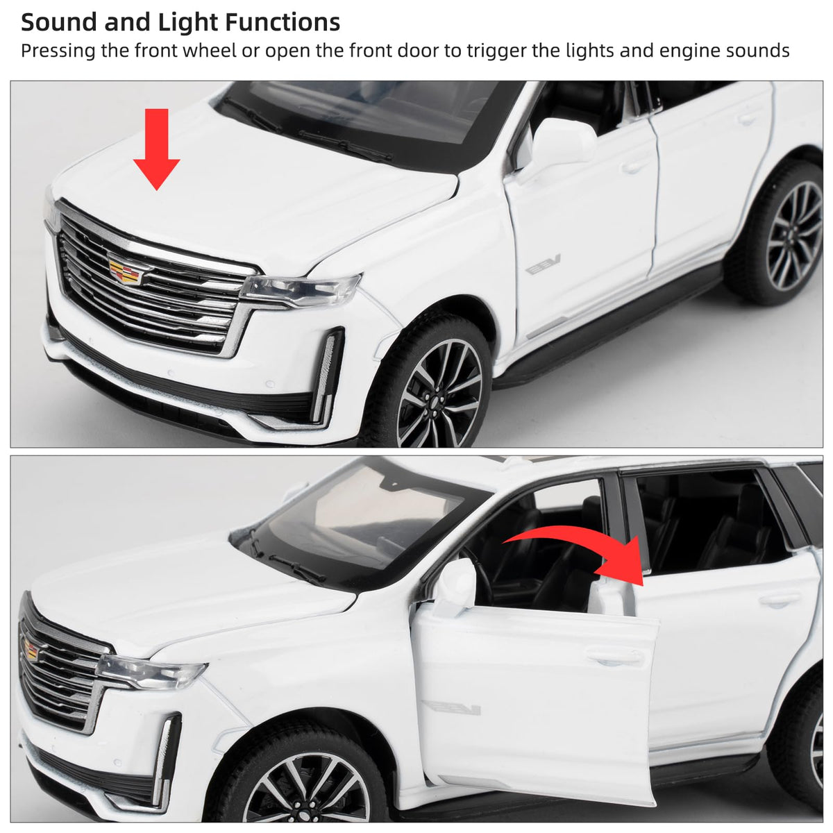 LOVEPOSELY Escalade with sound and light enhances interactive display.
