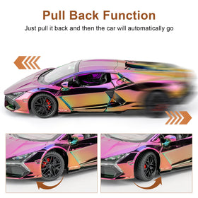 LOVEPOSELY Lambo Revuelto side doors open for interactive display and play.