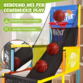 LovesTown mesh base doubles as storage to keep balls and toys tidy.
