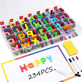 LovesTown 234-piece alphabet letters set in bright colors for engaging letter recognition.