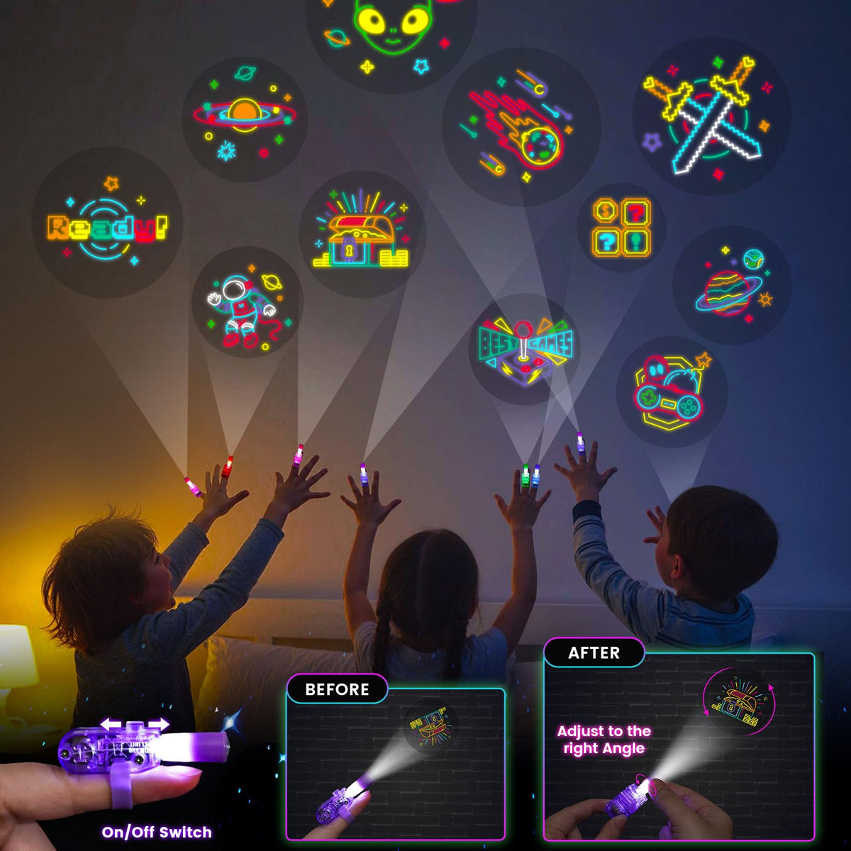 Lovestown ball and flower connectors: quick DIY links to build bright glow decorations.