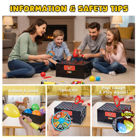 LovesTown Balloon Pop Game box set ready to play, ideal for parties
