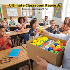 LovesTown banana stress toy pack-30 supports classrooms and party favors with plenty of choice.