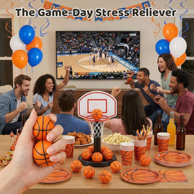 LovesTown basketball stress ball 2in foam handy for office stress relief during busy days
