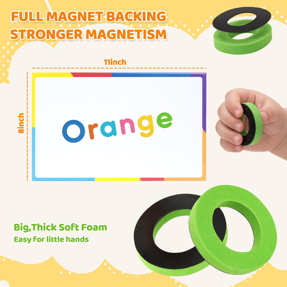 LovesTown colorful foam letters in rainbow colors to boost color sorting and letter play.