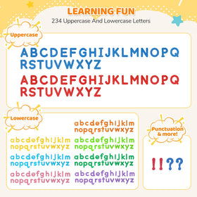 LovesTown double-sided magnetic board for word building and handwriting practice.