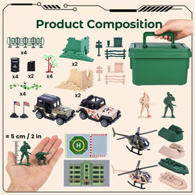 LovesTown gift-ready army playset for birthdays and holidays.