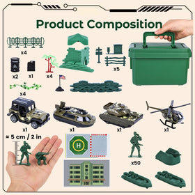 LovesTown gift-ready army set ideal for parties and stocking stuffers.