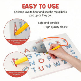 LovesTown stylus with beads provides tactile feedback during tracing