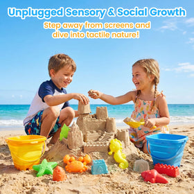 LovesTown mesh beach bags keep toys organized for travel