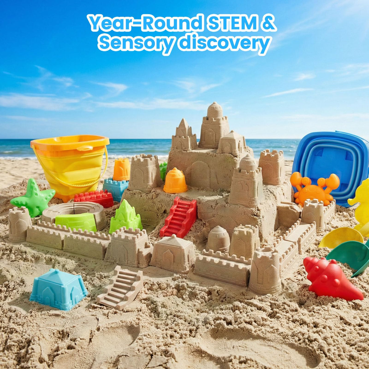LovesTown sand molds for creative castle designs