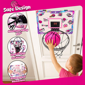 LovesTown shatterproof backboard for durable indoor play