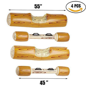 LOVEYIKOAI inflatable cane 45-inch provides easy lounging with buoyant comfort.