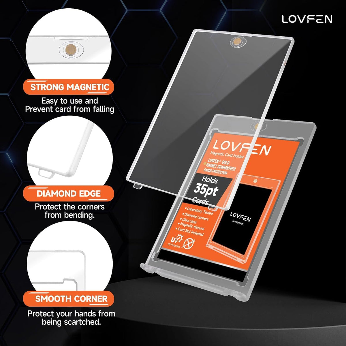 Lovfen crystal clear acrylic durability and protection