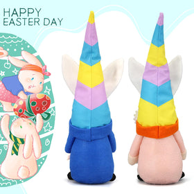 Lovinland gnomes add cozy Easter flair to sofa tables or shelves.