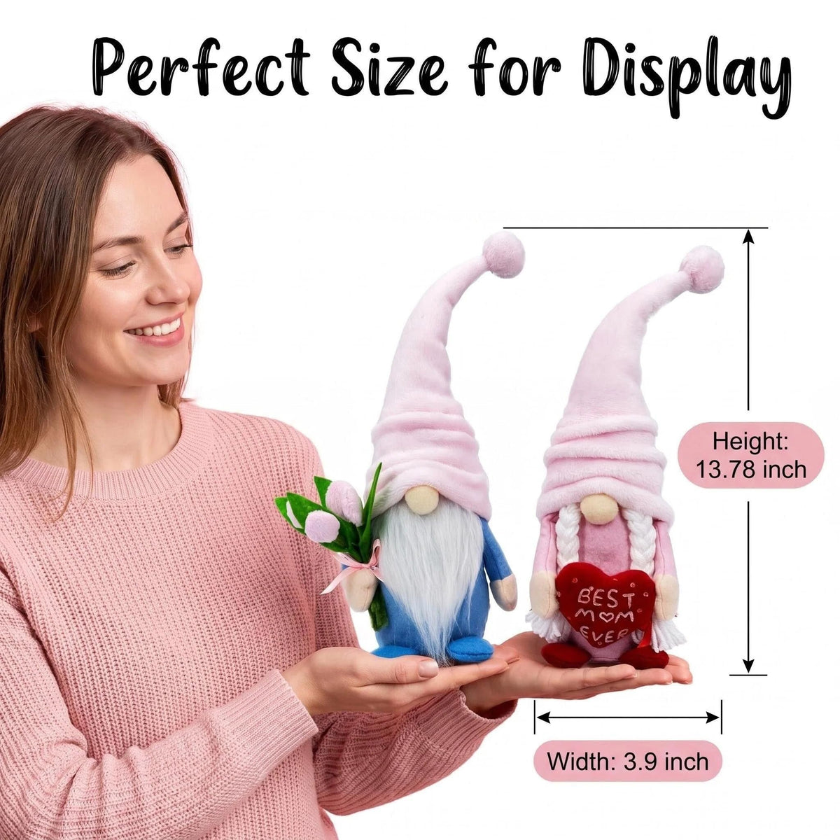 Lovinland Swedish tomte gnomes designed for desk or shelf display