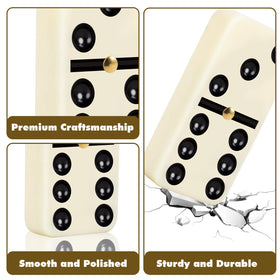 LOVITERRA domino set with carrying case designed for travel and storage