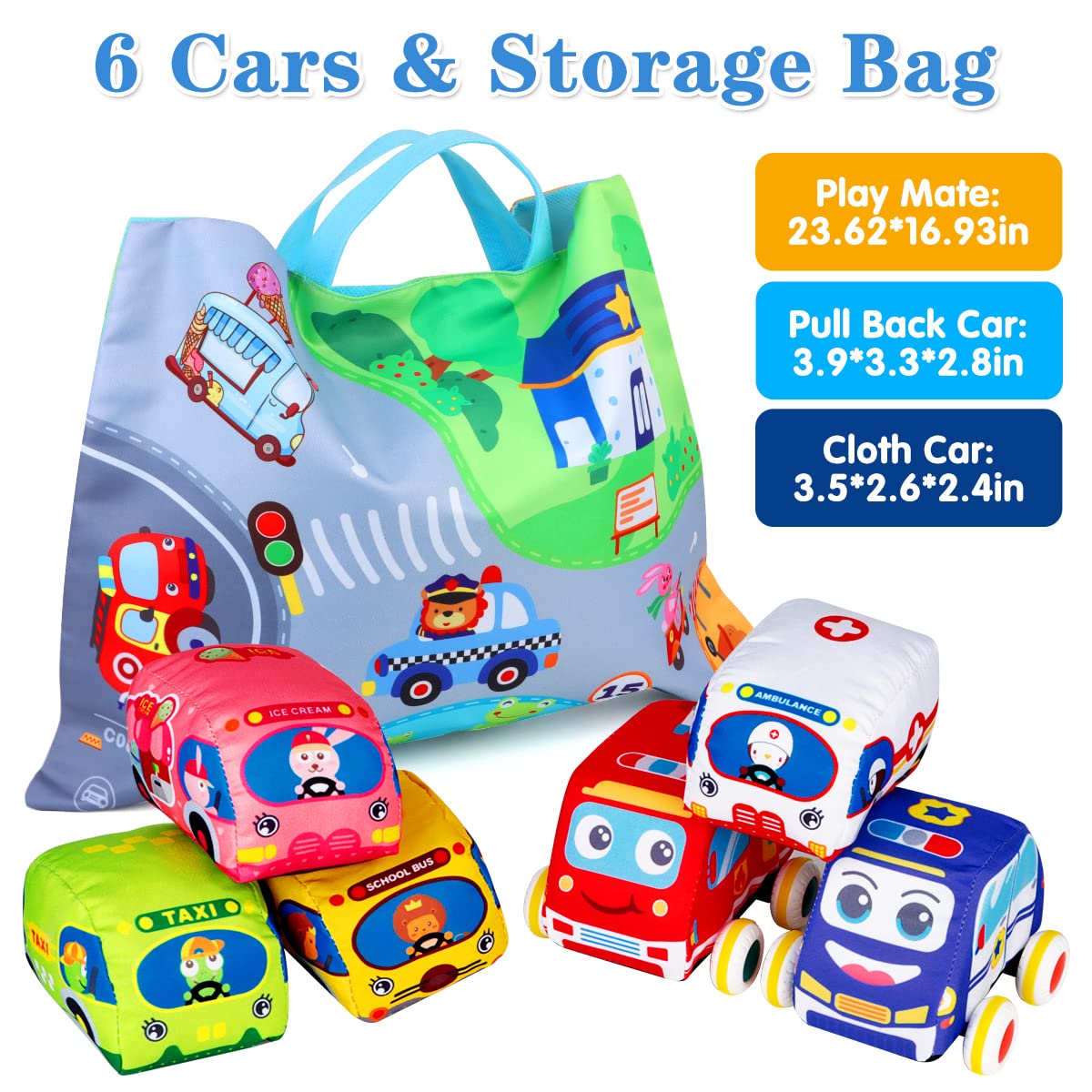 LOVKIZ city map storage bag keeps toys organized after play