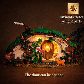 lovlaugh Bag End side door feature reveals cozy interior