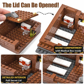 lovlaugh WW2 trench fortress armory showing weapon storage for action scenes