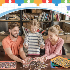 LOYIM large trays fit puzzles up to 6000 pieces.