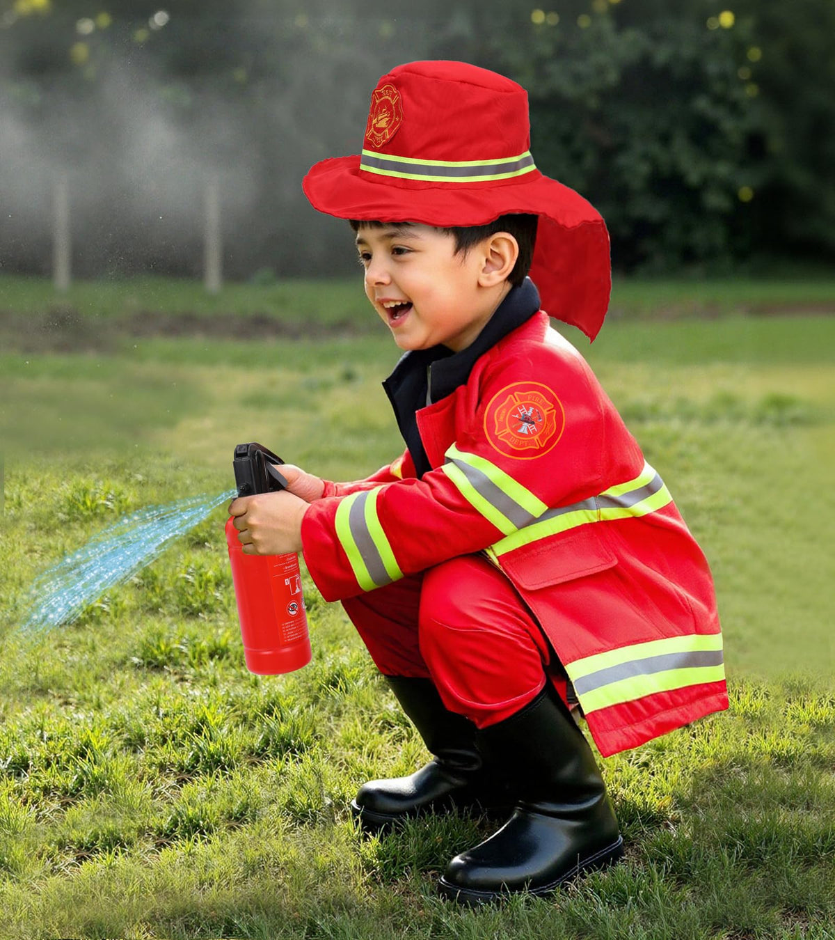 LOYO water-spraying extinguisher adds interactive rescue action