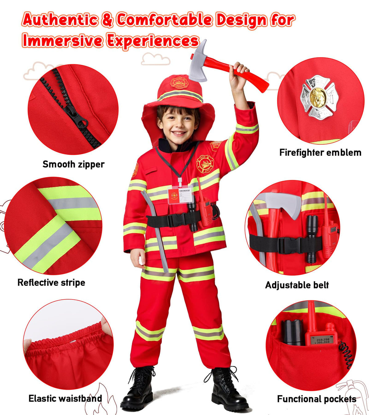 LOYO firefighter hat adds authentic look to kids' dress-up adventures