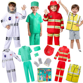 LOYO Kids Astronaut Costume jumpsuit with breathable fabric for comfortable space play