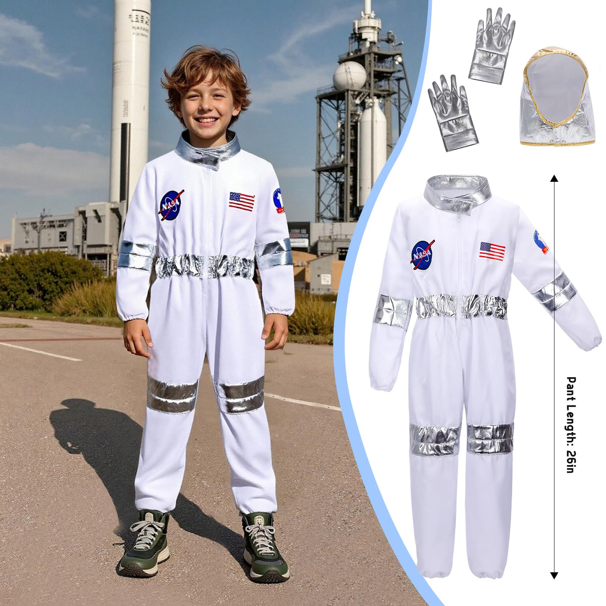 LOYO Kids Construction Costume vest with pockets for hands-on pretend work