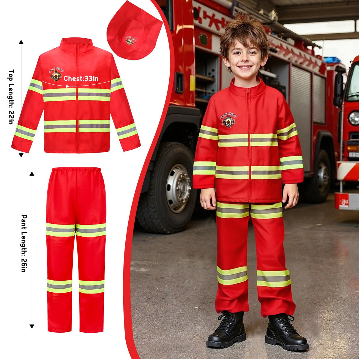 LOYO Kids Doctor Costume with hat and mask for imaginative care