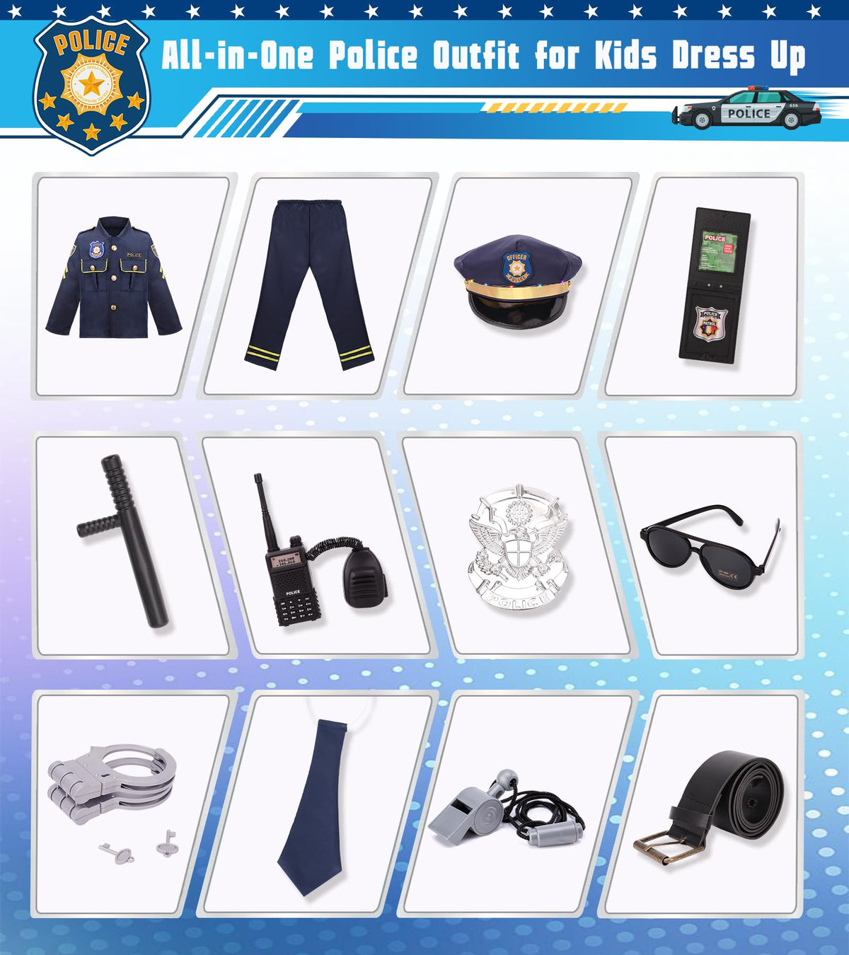 LOYO police costume pants offering breathable comfort for active adventures