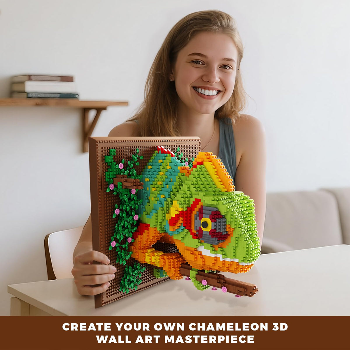 Loyratche Chameleon building instruction experience offers relaxing, rewarding construction