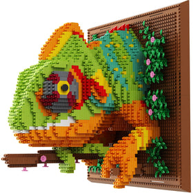 Loyratche Chameleon micro-bricks color close-up emphasizes accurate colors and smooth finish