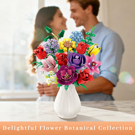 Loyratche fade-resistant colors keep the artificial bouquet vibrant over time