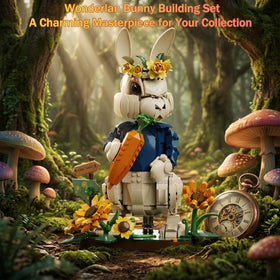 Loyratche Wonderland Bunny desk display idea for adults