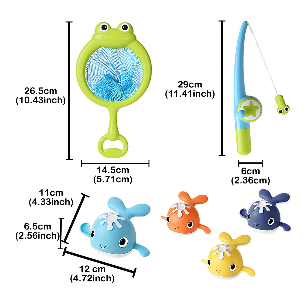 LOYUEGIYO bath toy demo shows kids enjoying magnetic fishing in water