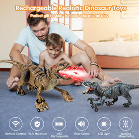 Lozadia remote control dino with realistic head and neck texture.