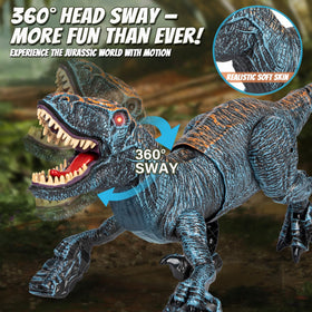 Lozadia large T-Rex walking action shows realistic motion